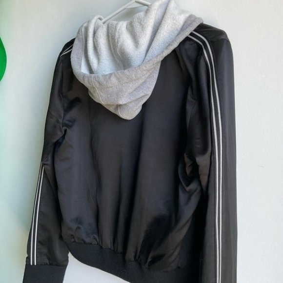 Y2K Inspired American Eagle Outfitters Bomber Hoodie Jacket - Picture 4 of 6